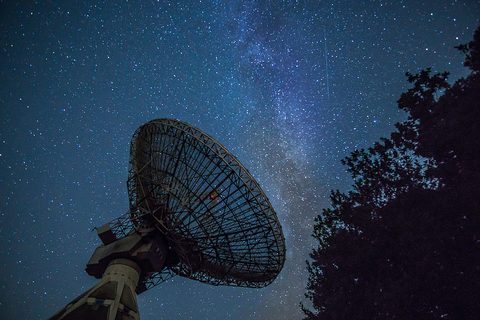 Satellitenschüssel einer SAT-Anlage